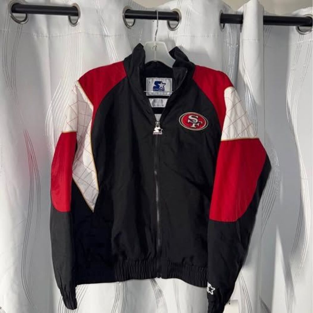 Vintage Starter San Francisco 49ers Windbreaker Jacket Size Medium